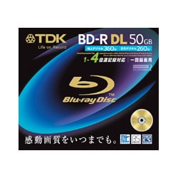 録画用BD-R DL追記型 1-4倍速 片面2層 50GB 1枚 BRV50B1S