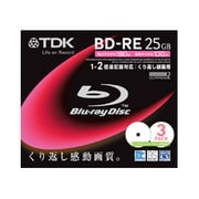 録画用BD-RE書換え型 1-2倍速 片面1層 25GB 3枚 BEV25PWA3S