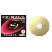 録画用BD-RE書換え型 1-2倍速 片面2層 50GB 1枚 ゴールドカラー・ディスク BEV50A1S