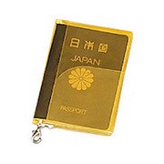 TRV パスポートカバークリア [クリア イエロー]
