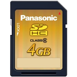 RP-SDV04GL1K [CLASS6対応 SDHCメモリーカード 4GB]