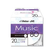 音楽用CD-R 80分 20枚 インクジェットプリンター対応 CD-A80PR20
