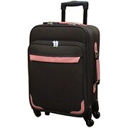 TSA搭載ソフトスーツケース 46cm ブラウン/ピンク C9530T-46