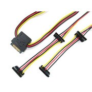 電源分岐ケーブル　SATA15ピン4分岐5 JDB-SS4/50