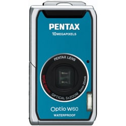 【防水カメラ】 PENTAX optio W60 ブルー 動作確認済み ヨドバシ.com - リコー RICOH ペンタックス PENTAX Optio W60