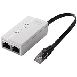 100BASE-TX対応 スイッチングハブ 3ポート ホワイト LAN-SW03LWH