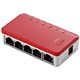 100BASE-TX対応 スイッチングハブ 5ポート レッド LAN-SW05BRD