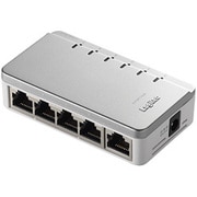 100BASE-TX対応 スイッチングハブ 5ポート シルバー LAN-SW05BSV