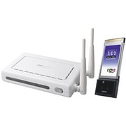 IEEE802.11n(draft)/g/b 無線LANブロードバンドルータ 無線LANカード セットモデル LAN-WN22/RCB