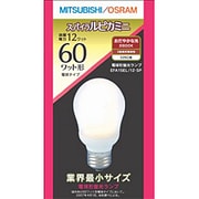 電球形蛍光灯 EFA15EL12SP スパイラルピカミニ A形・E26口金(電球色) 60W電球タイプ