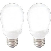 電球形蛍光灯 スパイラルピカミニ E26口金 3波長形電球色 A15形(12W) 2個入 EFA15EL12SP2P