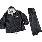 自転車用レインコート(男性用) RW-BSRL B291811BL(ブラック) BSレインウェア(Lサイズ)