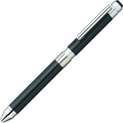 多機能ペン シャーボX CL5(シャープ部機構1本・ボールペン替芯2本別売) 回転繰り出し方式 本体色:レザーブラック SB15-LBK