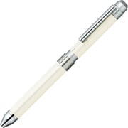 多機能ペン シャーボX CL5(シャープ部機構1本・ボールペン替芯2本別売) 回転繰り出し方式 本体色:レザーホワイト SB15-LW