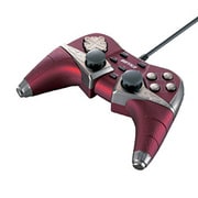 振動&連射機能 トリガーボタン付 PS3/アナログ/デジタル USBゲームパッド 12ボタン レッド BSGPCP1202RD