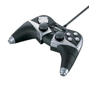振動&連射機能 トリガーボタン付 PS3/アナログ/デジタル USBゲームパッド 12ボタン ブラック BSGPCP1202BK