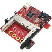 KRHK-CFSATA/FB [CompactFlashをSATA変換基板PCIブラケット（ロープロファイ対応） 3.5型ベイ金具付き]