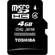 microSDHCカード CLASS4 4GB SD-MD004GA