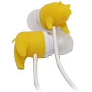 ブタ型インイヤーイヤホン Pretty Pig Earphone BI-PIGEAR/Y (フレッシュイエロー)