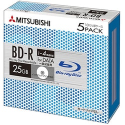 ブルーレイディスク 片面1層 25GB 4倍速追記型 5枚 DBR25YP5