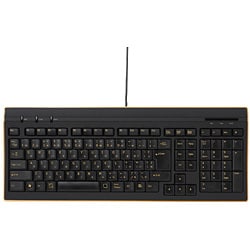 EIPH108BK [USB接続 USBハブ2ポート搭載 キーボード ブラック]