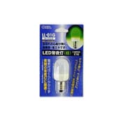 LED電球 E12口金 緑 0.5W LL-01G
