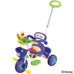 ヨドバシ.com - アイデス IDES 三輪車（押手棒付） ブルー くまのプーさんかじとりトーク三輪車2 通販【全品無料配達】