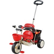 三輪車（押手棒付） レッド カーゴ三輪車