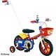 幼児用自転車（12型・押手棒付） レッド カジとり二輪車 ミッキー12