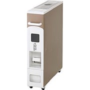 RE210NS [ライスボックス（6kg） サテンブロンズ キャスター付き無洗米兼用カラースリムライスボックス]