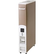 RE260NS [ライスボックス（12kg） サテンブロンズ キャスター付き無洗米兼用カラースリムライスボックス]