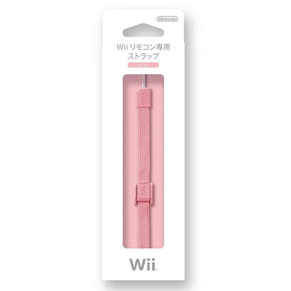 Wii リモコン専用 ストラップ ピンク RVL-A-STP [Wii用]