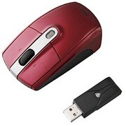 2.4Gワイヤレス 光学式マウス レッド MA-WH107R