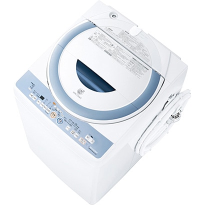 タテ型洗濯乾燥機（7.0kg） ブルー系 ES-TG72-A