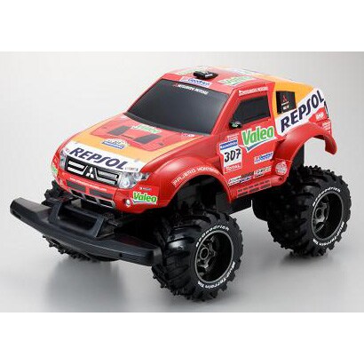 R/Cリアルドライブ 三菱パジェロエボリューション2008 ダカールラリー 増岡車