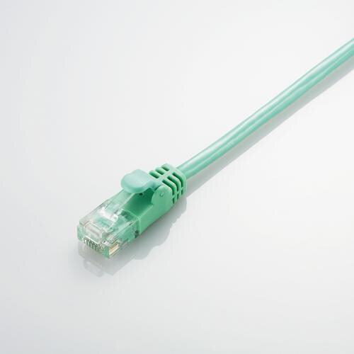 CAT5e準拠 やわらかLANケーブル ヨリ線 グリーン 1m LD-CTY/G1