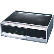 据置型IHクッキングヒーター(2口タイプ・20A) ブラック UHP-M321