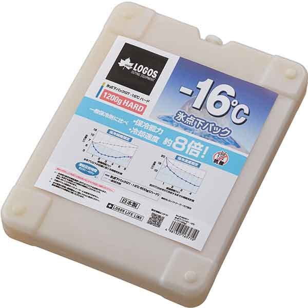 氷点下パック GT-16℃ ハード 81660611 縦25.5×横19.5×厚さ3.5cm/1200g [アウトドア 保冷剤]