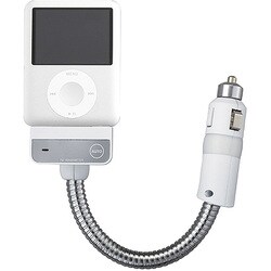 BSFM01SV [iPod用FMトランスミッター オートスキャン式 フレキシブルアームタイプ シルバー]