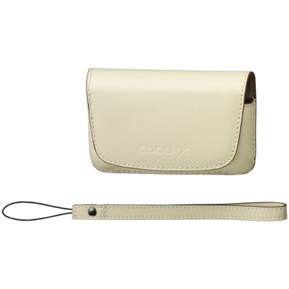 COOLPIX S60用セミハードレザーケース ライトブラウン CS-NH24