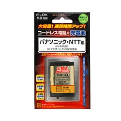 ヨドバシ.com - 朝日電器 ELPA エルパ THB-124 [子機用充電池 パナソニック（KX-FAN51）・NTT（CTデンチパック-092）対応]  通販【全品無料配達】