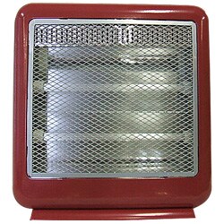 電気ストーブ レッド DS-C808R