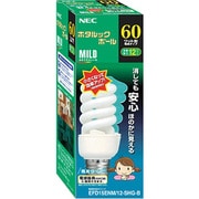 電球形蛍光灯 ホタルックボール E26口金 マイルド色(3波長形昼白色) D15形(12W) EFD15ENM/12-SHG-B