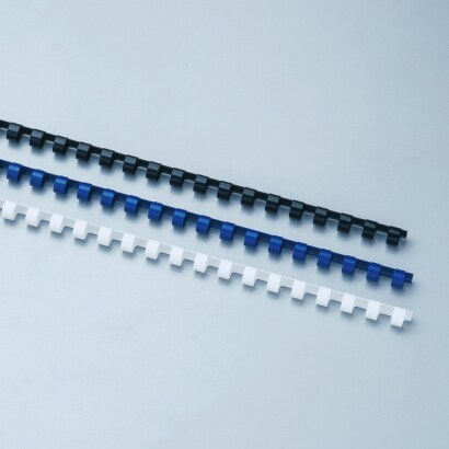 プラスチックリング・ワイドバック 円型標準品 28mm 50本入 黒 PW2820B