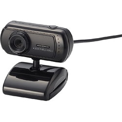 USB2.0/1.1対応 30万画素 WEBカメラ イヤホンマイク付 ブラック UCAM-K30HBK