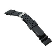 BG110A-P [時計バンド ウレタン 黒 18mm]