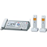 普通紙FAX（子機2台） シルバー系 fappy（ファッピィ） UX-D90CW
