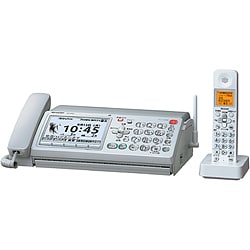 普通紙FAX(子機1台) シルバー系 fappy(ファッピィ) UX-D70CL