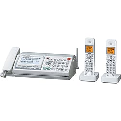 普通紙FAX（子機2台）（ホワイト系） fappy（ファッピィ） UX-D30CW