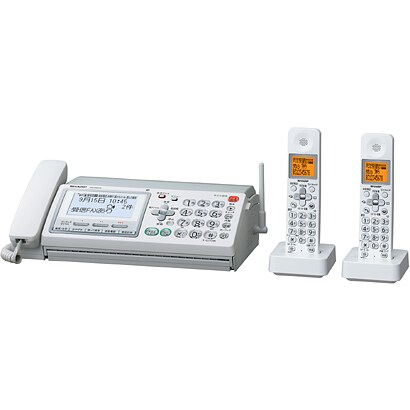 普通紙FAX（子機2台）（ホワイト系） fappy（ファッピィ） UX-D30CW